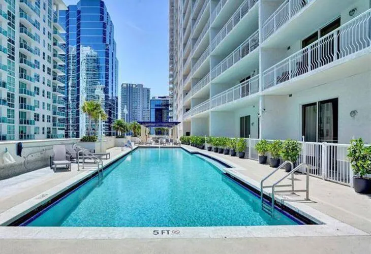 Image of 36th floor Brickell bay view 1BR 2 Queens and Sofa Bed