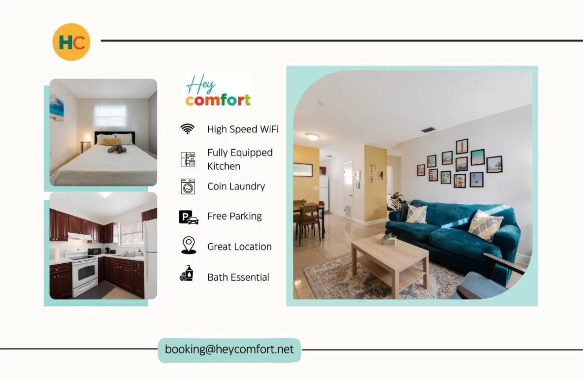Image of Bright & Spacious 2 Br Apt In Miami