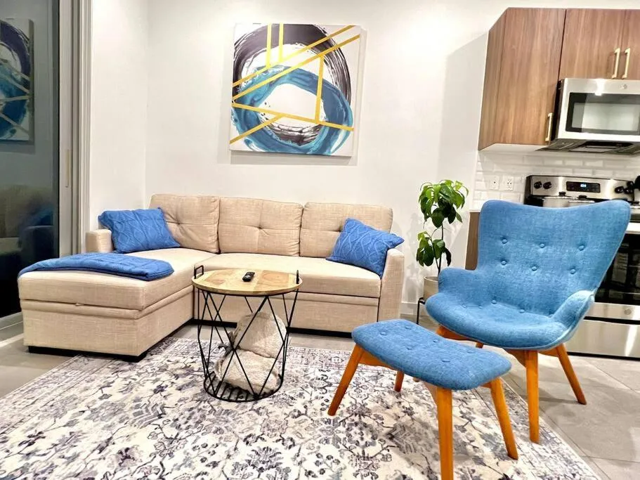 Image of Downtown Miami King Bed, Luxe Condo, Free Parking