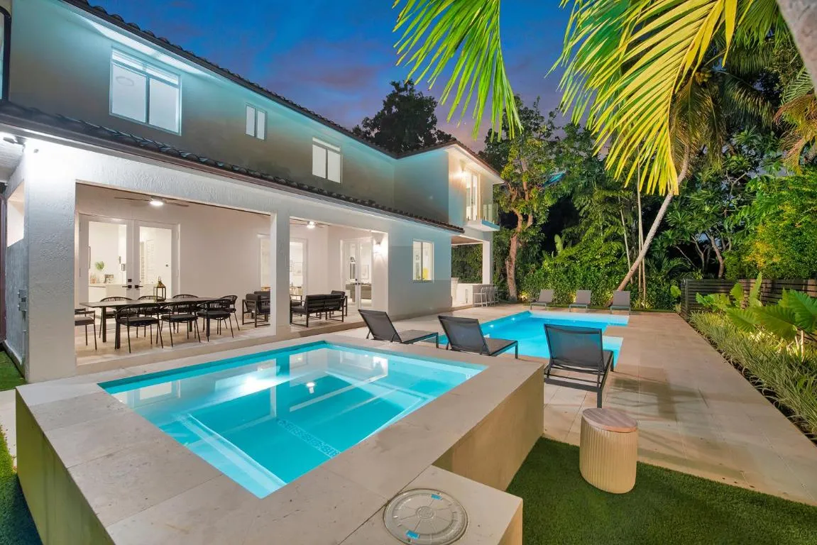 Image of Lux Villa sleeps 18 guest with Pool Jacuzzi Billiards Basketball