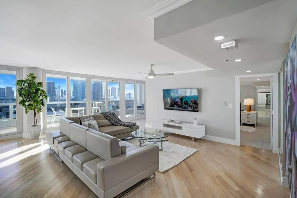 Image of Over The Moon! Miami Skyline and Water Views!
