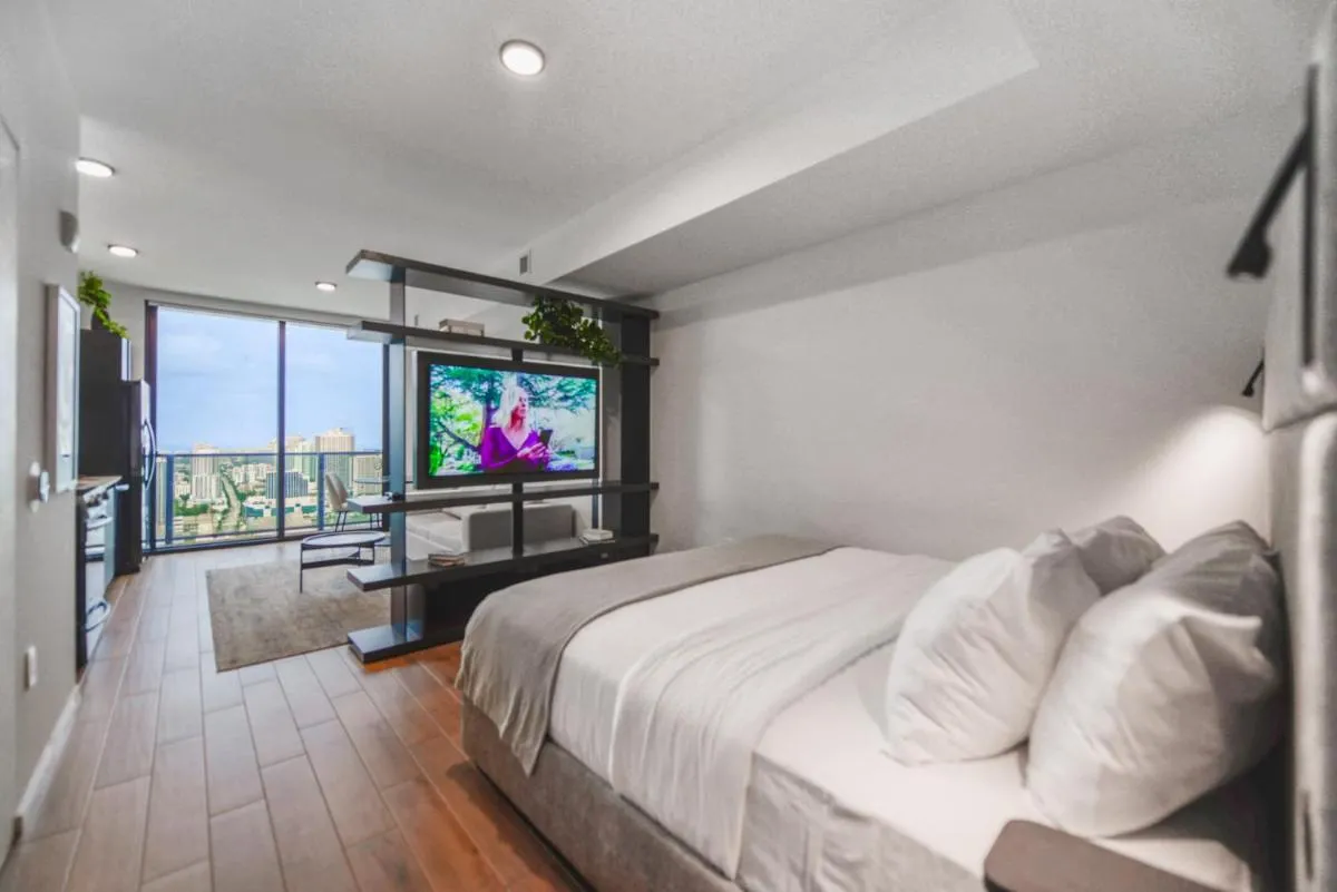 Image 2 of Panoramic Views of City and Bay from this Studio