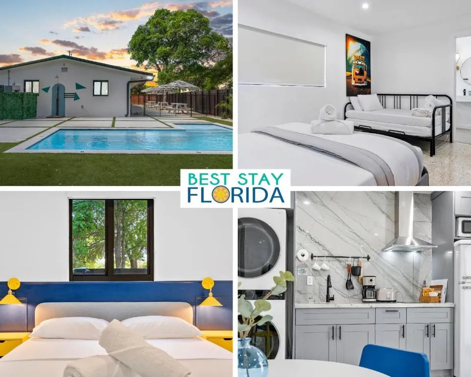 Image of Sleek & Modern Miami Getaway With Pool Oasis