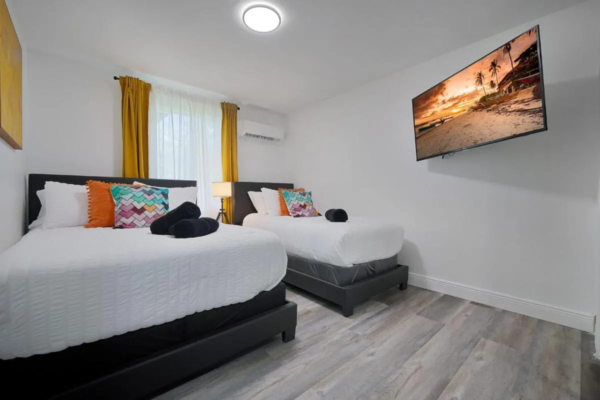 Image 1 of Vacay Spot Wynwood Jungle Getaway, Shower Massage jets, BBQ, Patio LED vibes, Prime LOC! 6 blocks away from Bars, Nite Clubs, Res, Shops
